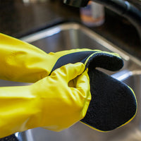 Bison Life Kleen Mitt Refill Pack of 3 – Heavy Grade Scouring Pad, OSFM, Black, Left Hand