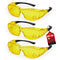 PrimeX Color Lens Black Temple Safety Glasses, Anti-Fog, ANSI Z87.1