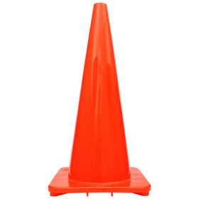 Bison Life 28" Orange PVC Traffic Safety Cone – High Visibility Construction & Road Safety Cone