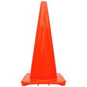 Bison Life 28" Orange PVC Traffic Safety Cone – High Visibility Construction & Road Safety Cone