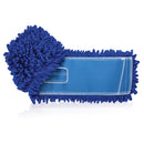 Microfiber Dust Mop Washable Commercial Mop Head Replacement, Blue