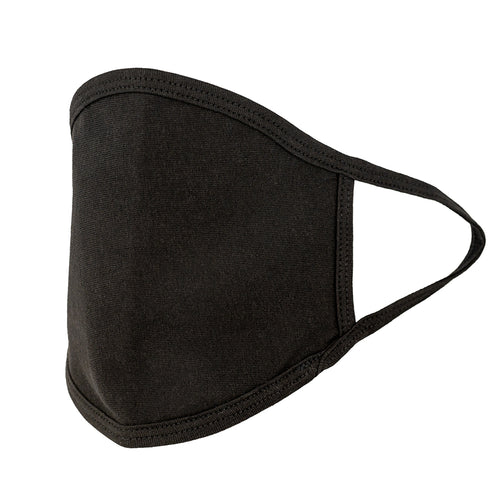 Bison Life 2 Ply Reusable Soft Cotton Face Mask, Breathable & Washable, Black - Kids