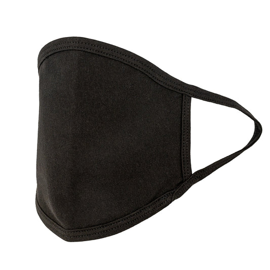 Bison Life 2 Ply Reusable Soft Cotton Face Mask, Breathable & Washable, Black - Kids