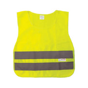 Bison Life Yellow Child Safety Vest, ANSI Class 2 Reflective, School & Cycling