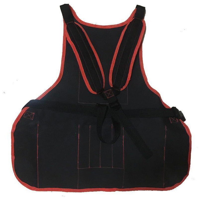 Professional 16-Pocket Tool Apron – Waterproof 600D Canvas, Fully Adjustable Double Straps for Work