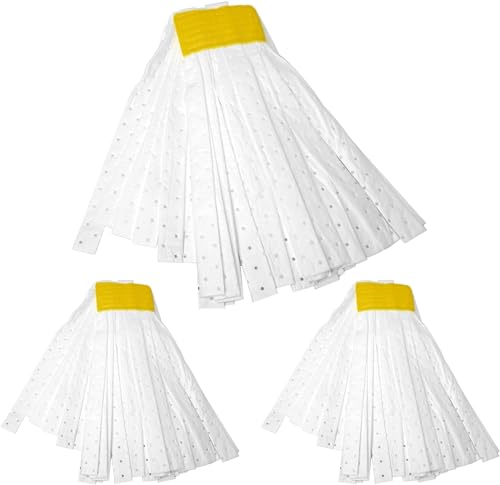 Kleen Handler Hydrophobic Mop Head Replacement, 6 Pack, Industrial Mop for Oils and Spills