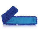 Microfiber Dust Mop Washable Commercial Mop Head Replacement, Blue