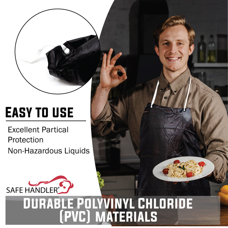 Bison Life PVC Waterproof Apron – Adjustable, Bacteria-Resistant, Splash-Proof