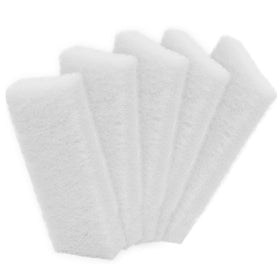Bison Life Light Duty Non-Scratch Scrub Pads, Non-Abrasive Household Cleaning, White