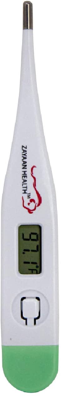 Digital thermometer with rigid sensor tip