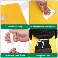 Bison Life PVC Waterproof Apron – Adjustable, Bacteria-Resistant, Splash-Proof