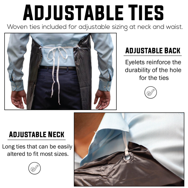 Bison Life PVC Waterproof Apron – Adjustable, Bacteria-Resistant, Splash-Proof