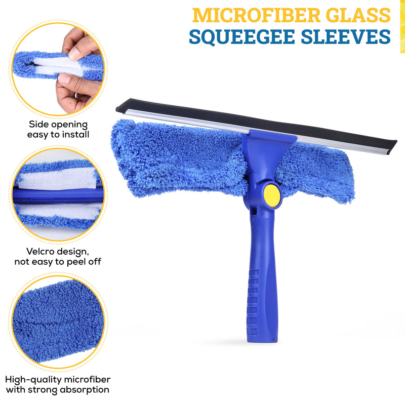 microfiber window glass cleaning sleeves 