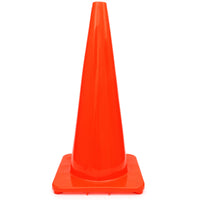 Bison Life 28" Orange PVC Traffic Safety Cone – High Visibility Construction & Road Safety Cone