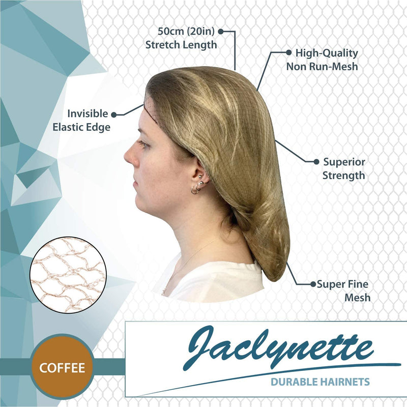 jaclynette hair net close up
