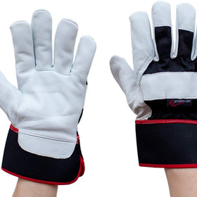 Bison Life XGrip Goat Leather Work Gloves With Knuckle Protection