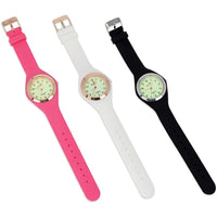 Bison Life Chroma Balance Medical Watch – Glow Dial Quartz Nurse Watch, Water-Resistant Design
