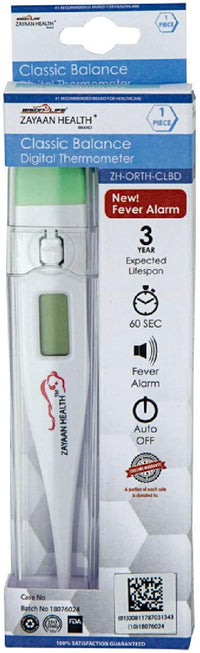 thermometer with rigid sensor tip