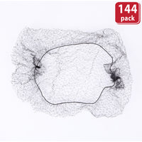 Bison Life Valentina Invisible Black Mesh Hair Nets for Food Service, Cooking & Professional Use