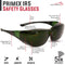 PrimeX IR5 Safety Glasses, Anti-Fog-scratch Wrap Around Lenses