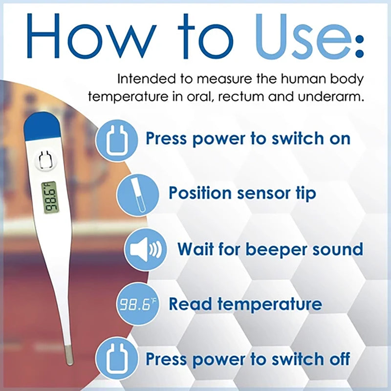 Bison Life Classic Balance Digital Instant Read Thermometer – Rigid Sensor Tip, Easy-Read Display