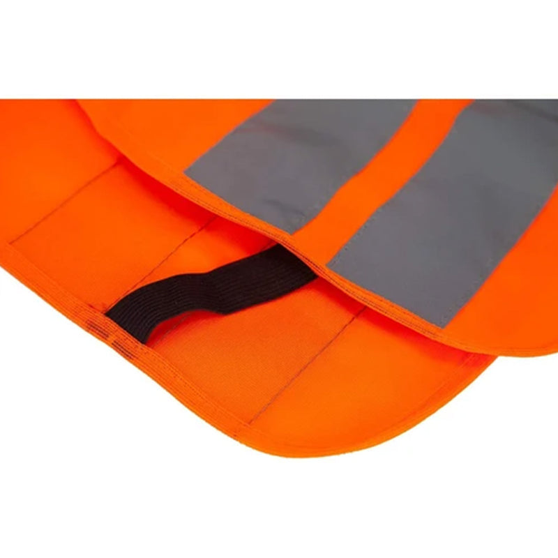 Bison Life Orange Child Safety Vest, ANSI Class 2 Reflective, School & Cycling, Medium