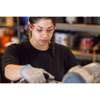 Impact resistant safety glasses for youth