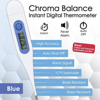Bison Life Chroma Balance Digital Thermometer – Fast Instant Read Body Temperature for Home Use