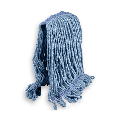 Heavy Duty General Cleaning Commercial Mop Head Replacement, Blended Loop End Industrial String Mop Refills