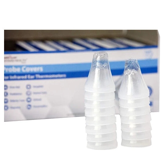Bison Life Disposable Probe Covers for Ear Thermometer – Clear Hygienic Thermometer Probe Covers