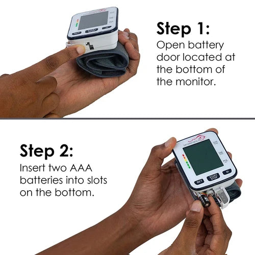Bison Life Wrist Blood Pressure Monitor – Digital Cuff with 120 Memory & Fast Response