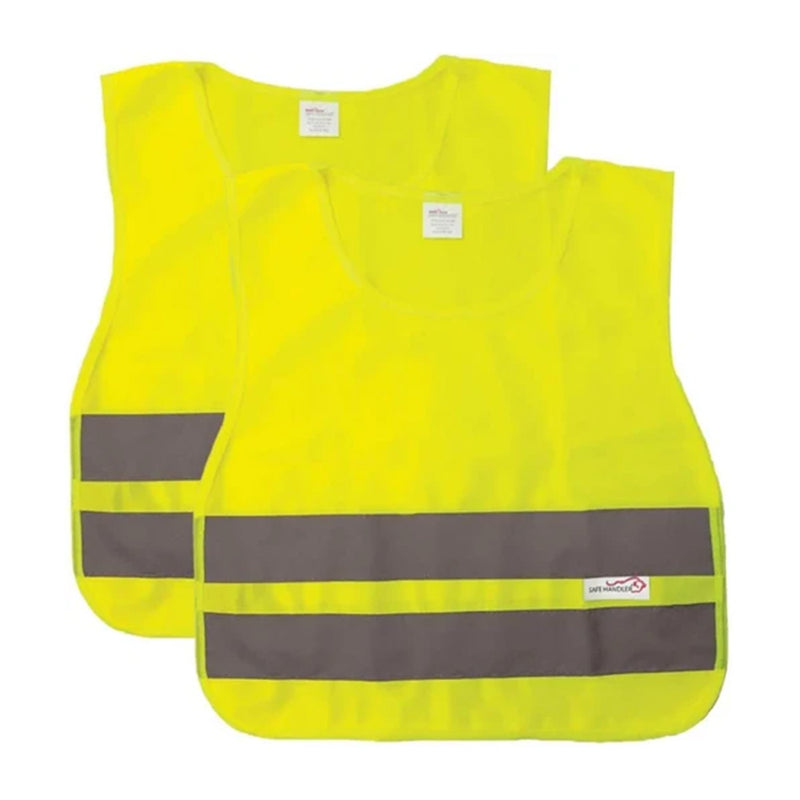 Bison Life Yellow Child Safety Vest, ANSI Class 2 Reflective, School & Cycling