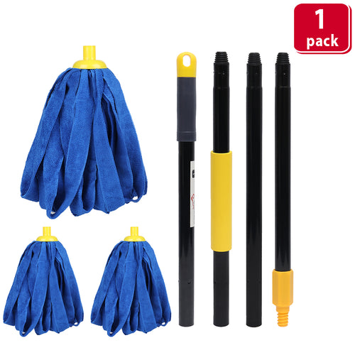 Microfiber mop cloth refill cleaning heads