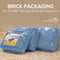 Heavy Duty General Cleaning Mop Commercial Replacement, Wet Industrial Blue Cotton Looped End String Head Refill