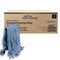 Heavy Duty General Cleaning Mop Commercial Replacement, Wet Industrial Blue Cotton Looped End String Head Refill