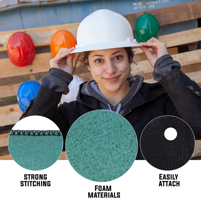 Bison Life Foam Snap Suspension Replacement Sweatband for Hard Hat/Bump Cap