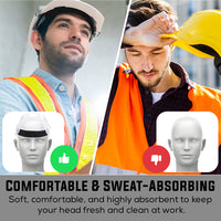 Bison Life Foam Snap Suspension Replacement Sweatband for Hard Hat/Bump Cap