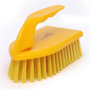 Bison Life Multi-Purpose Heavy-Duty Iron Handle Scrub Brush with Stiff Bristle