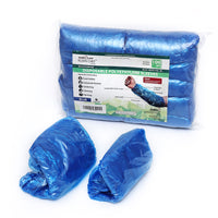 Bison Life Disposable Arm Sleeves with Elastic Ends for Food Prep, Blue