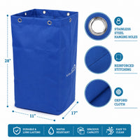 Heavy Duty 23 Gallon Commercial Janitorial Cart Replacement Bag