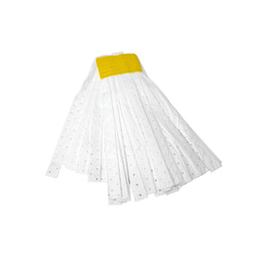 Bison Life  Heavy-Duty Hydrophobic Mop Head Replacement, White