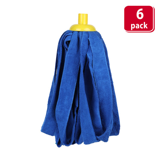 Bison Life Microfiber Mop Refill Heads– Screw-On Loop Ends for Wet & Dry Floor Cleaning
