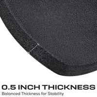 Bison Life Replacement Knee Pad Inserts for Lightweight Gardening, Black OSFM Fit