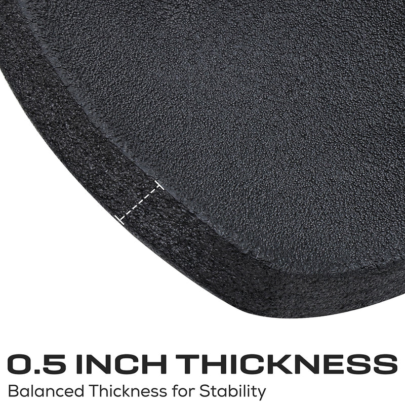 Bison Life Replacement Knee Pad Inserts for Lightweight Gardening, Black OSFM Fit