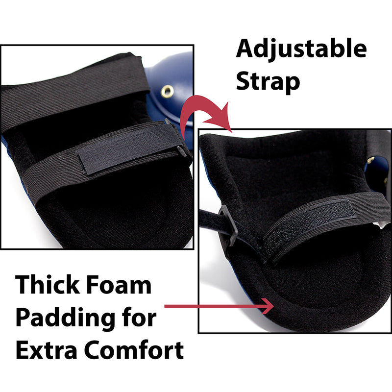 Bison Life Tough Cap Knee Pads and Elbow Pads – Foam Padding Protective Gear