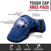 Bison Life Tough Cap Knee Pads and Elbow Pads – Foam Padding Protective Gear