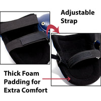 Bison Life Tough Cap Thick Foam Padded Knee Pads with Adjustable Velcro Strap, 1 Pack
