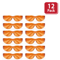 Kristal Impact Resistant Lens Safety Glasses, Colored Lens with Colored Temple , OSFM