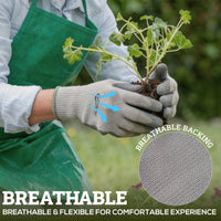 Bison Life Ultra Stretch Crinkle Latex Coated Grip Work Gloves For Construction & Industrial Use