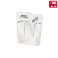 Bison Life Fire Extinguisher Inspection Tags – Monthly Maintenance Record Tags